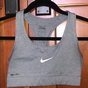 NIKE racerback sports bra no padding